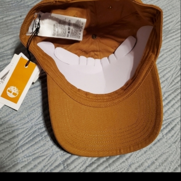 NEW TIMBERLAND Tan Gold brown adjustable BASEBALL HAT CAP NWT - Picture 3 of 6